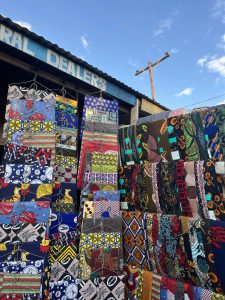 Colorful wraps that women traditionally wear in Malawi.