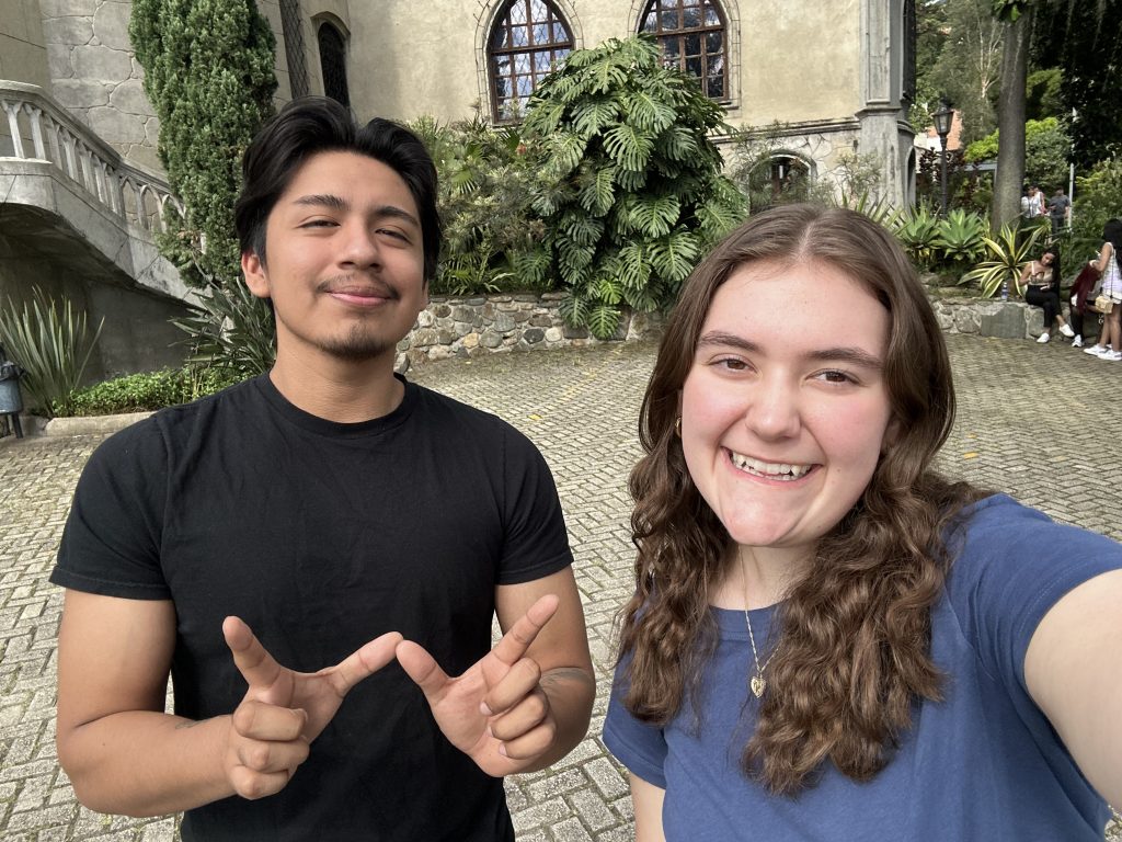 Justin and Kendall visiting Museo El Castillo
